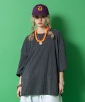 a.p.o.v. オーバーサイズラウンドネックTシャツ/グレー