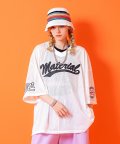 a.p.o.v. マテリアルメッシュゲームシャツ/ホワイト