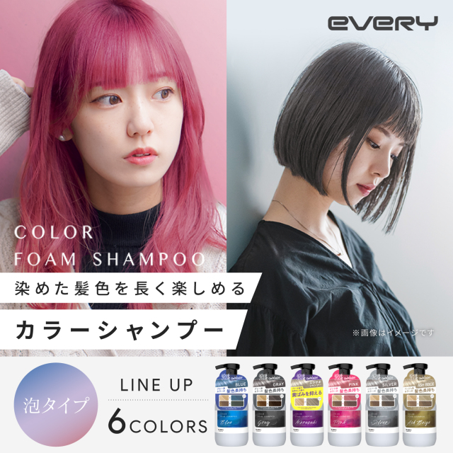ヘアカラーフォームカラーリングフォーム エブリ カラーフォームシャンプー単品(250mL)全6色