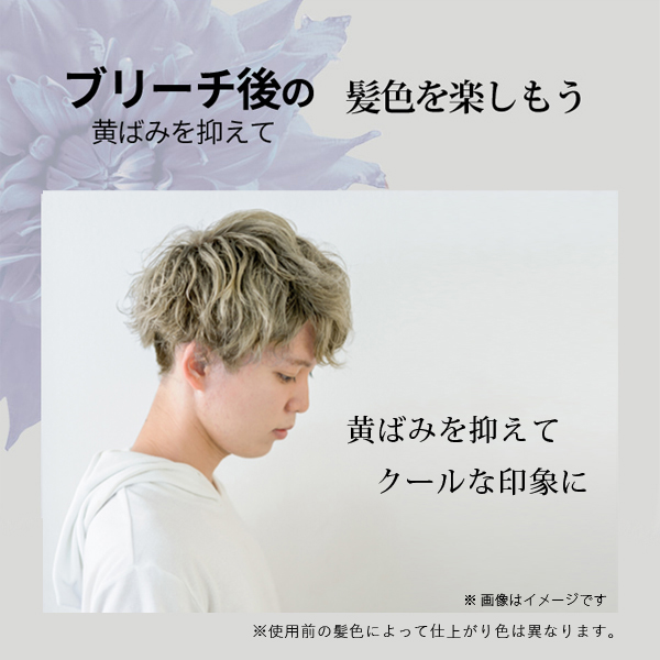 エブリ　むらさきシャンプー　むらさきトリートメント　黄ばみを抑えてクールな印象に