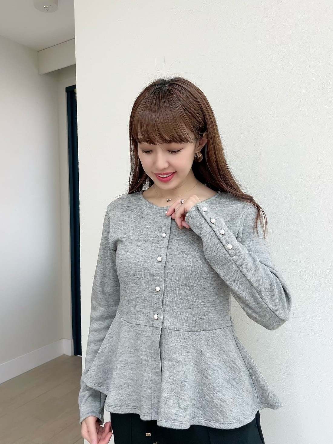 【selva secreta】Peplum CARDE(gray)