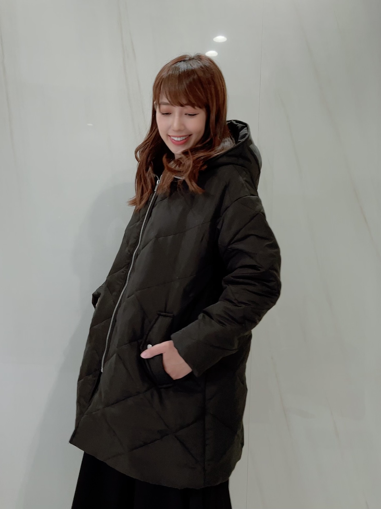 【selva secreta】SHORT  ECO DOWN COAT(black)
