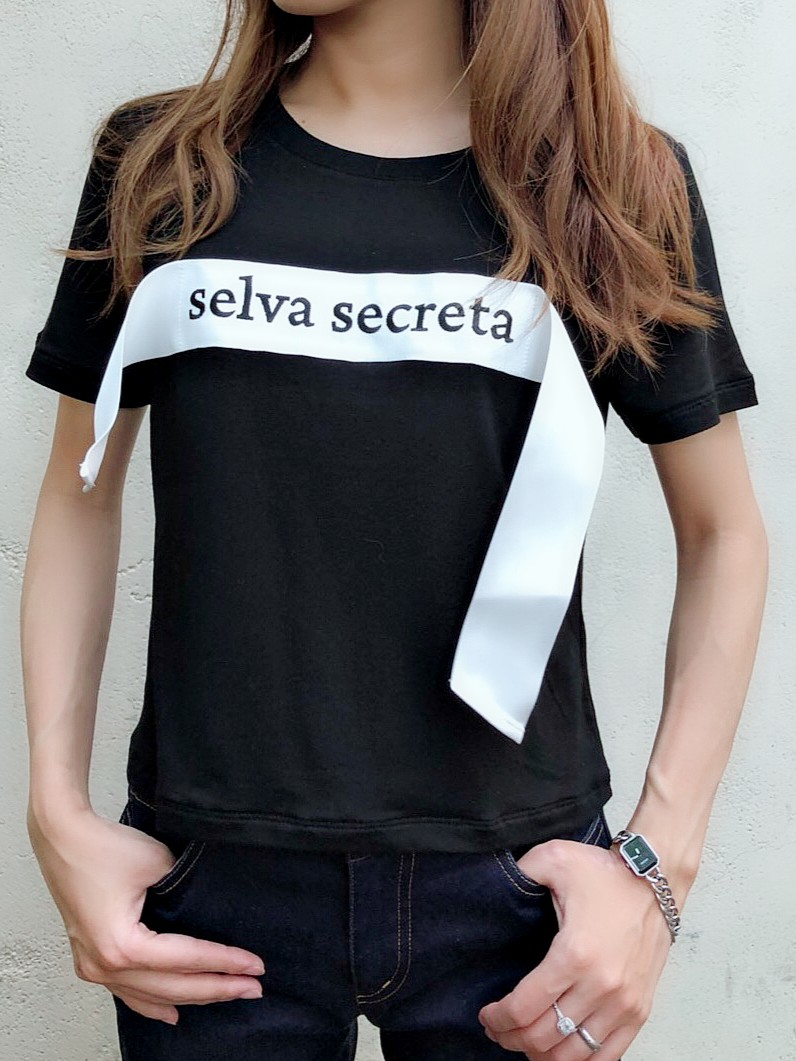 【selva secreta】LOGO Tshirts(black)
