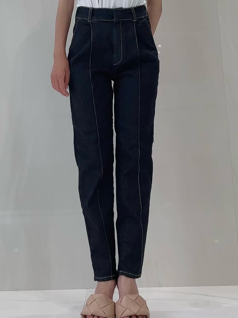 【selva secreta】 Center TACK STRETCH DENIM