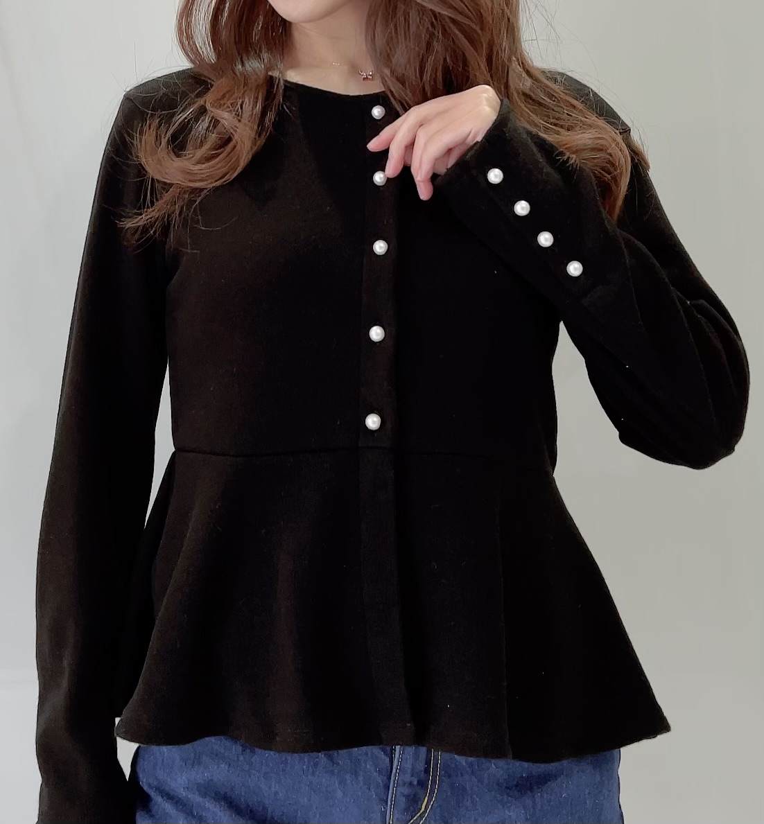 【selva secreta】Peplum CARDE(black)