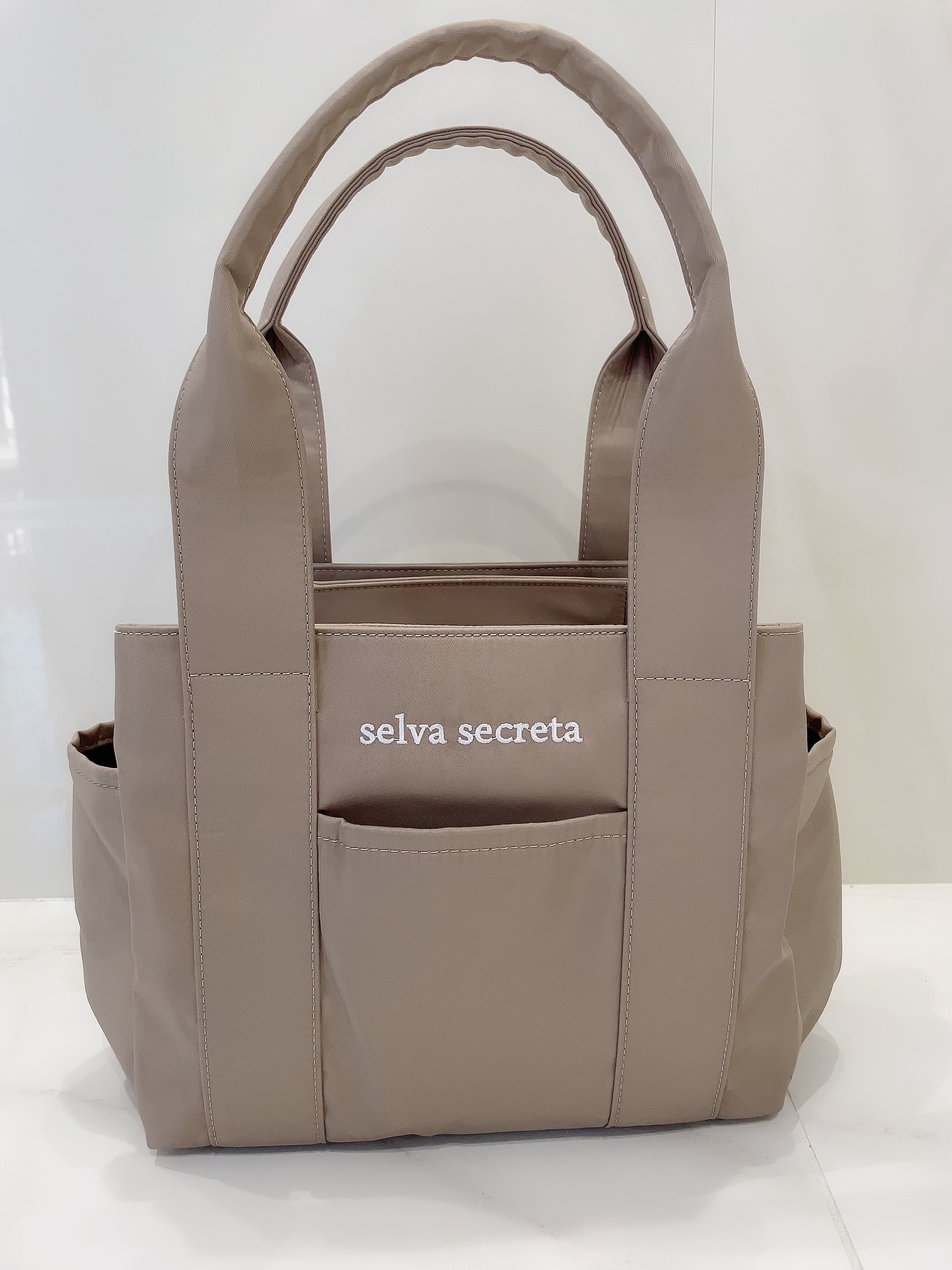 【selva secreta】3-layer TOTE BAG(greige)