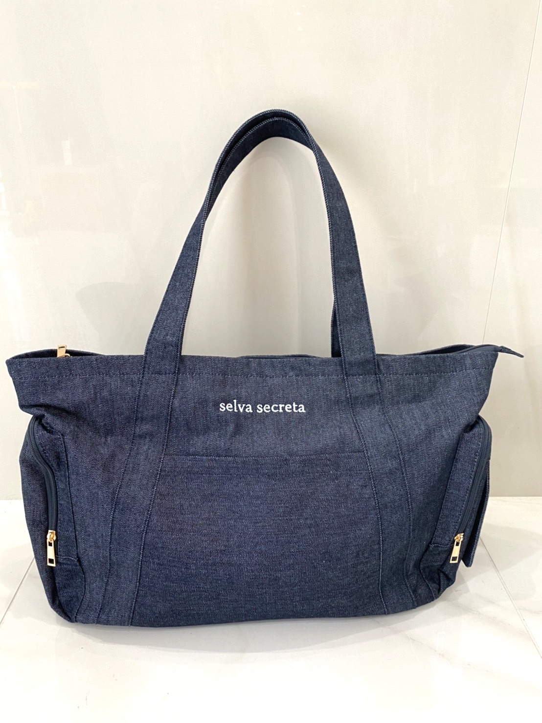 【selva secreta】MOM TOTE BAG(denim)