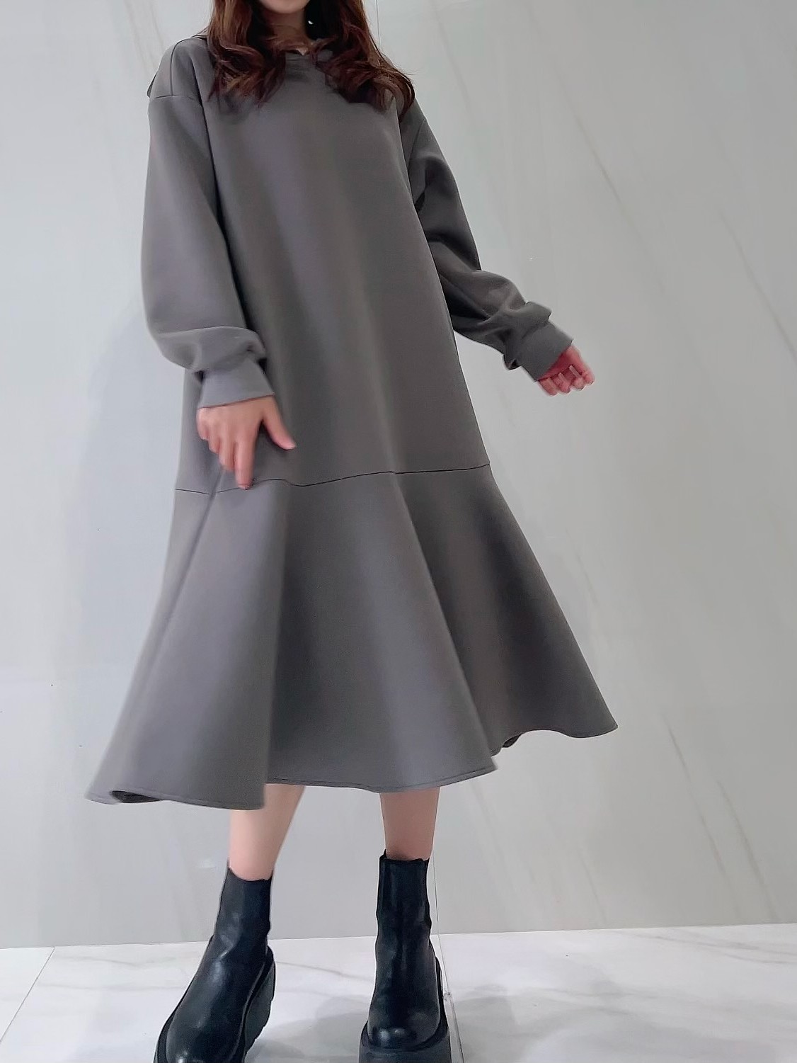【selva secreta】Cushion  DRESS(gray)