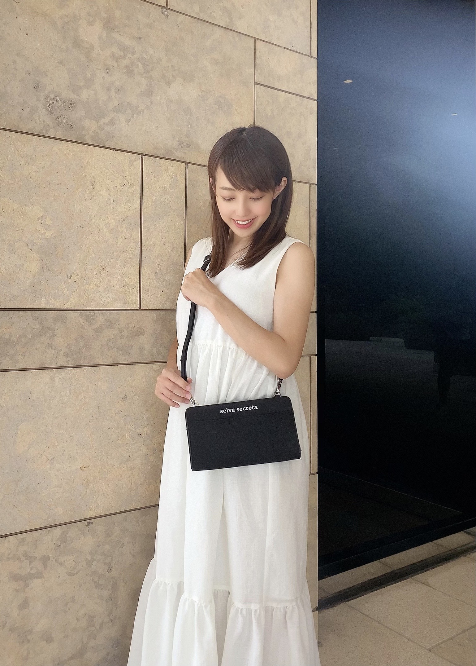 【selva secreta】Wallet BAG(black×silver)