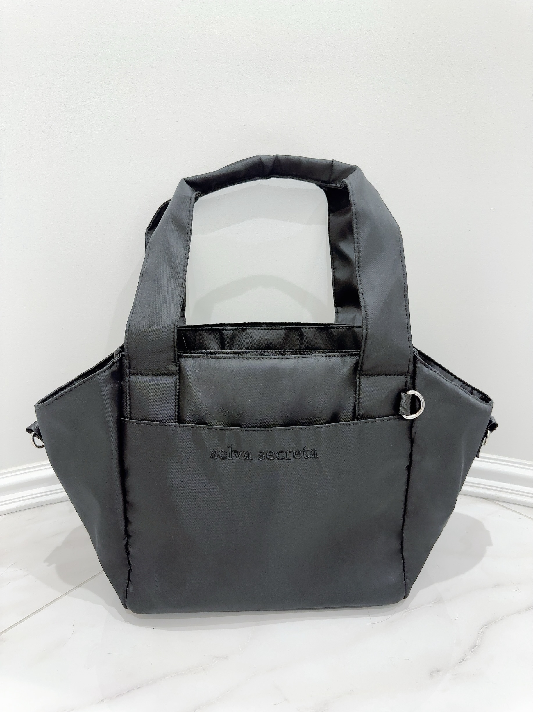 【selva secreta】SHELL TOTE BAG(black)
