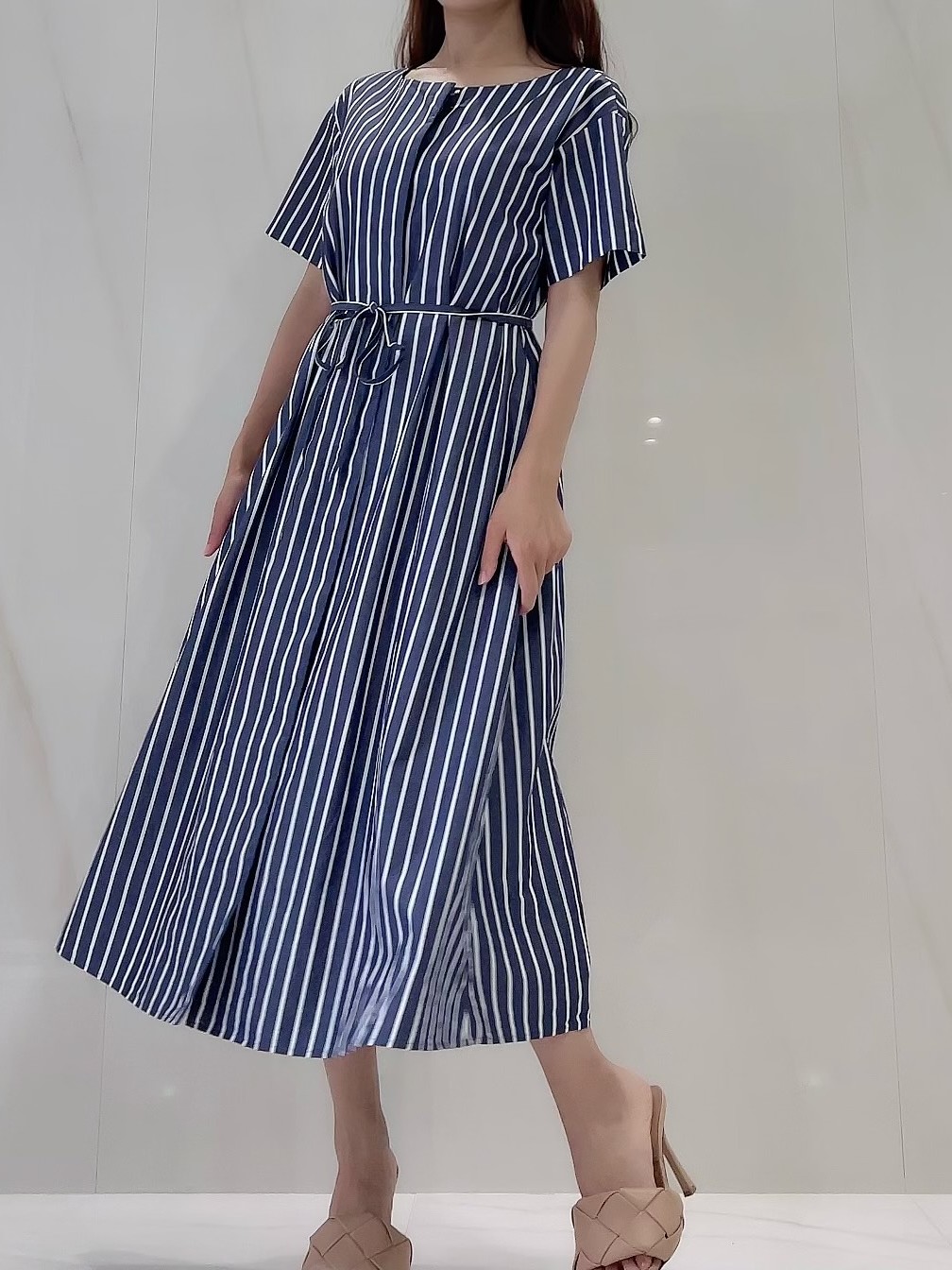 【selva secreta】STRIPE Dress(blue)