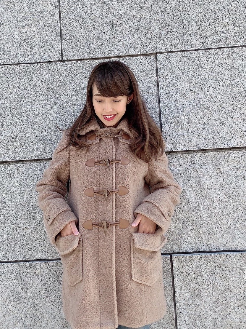【selva secreta】DUFFLE  Teddy Bear COAT (beige)