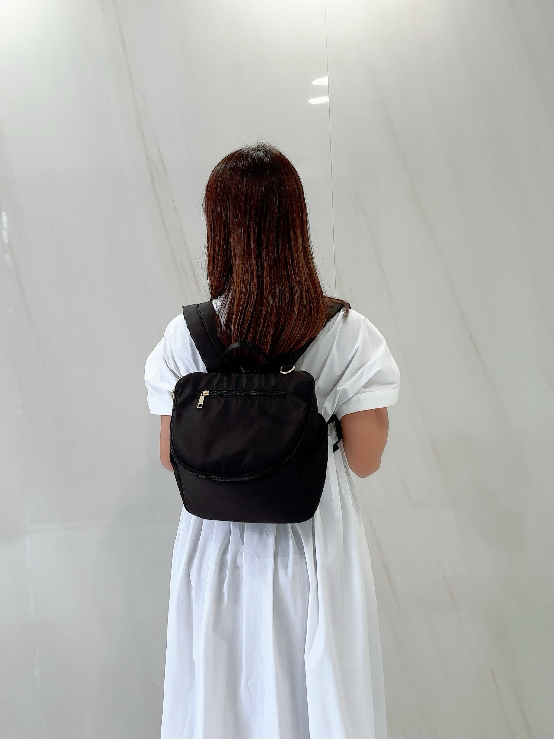 【selva secreta】compact BACKPACK B-type(black×black logo)