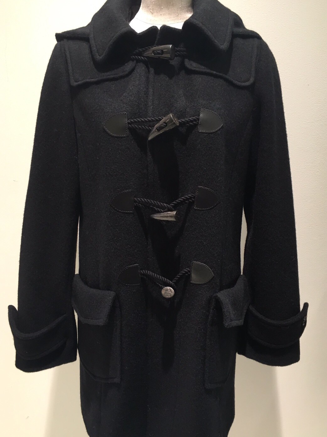 【selva secreta】DUFFLE HOOD COAT (black)