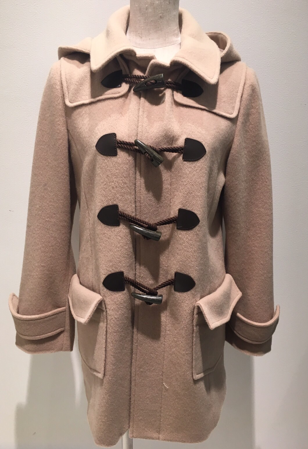 【selva secreta】DUFFLE  HOOD COAT (beige)