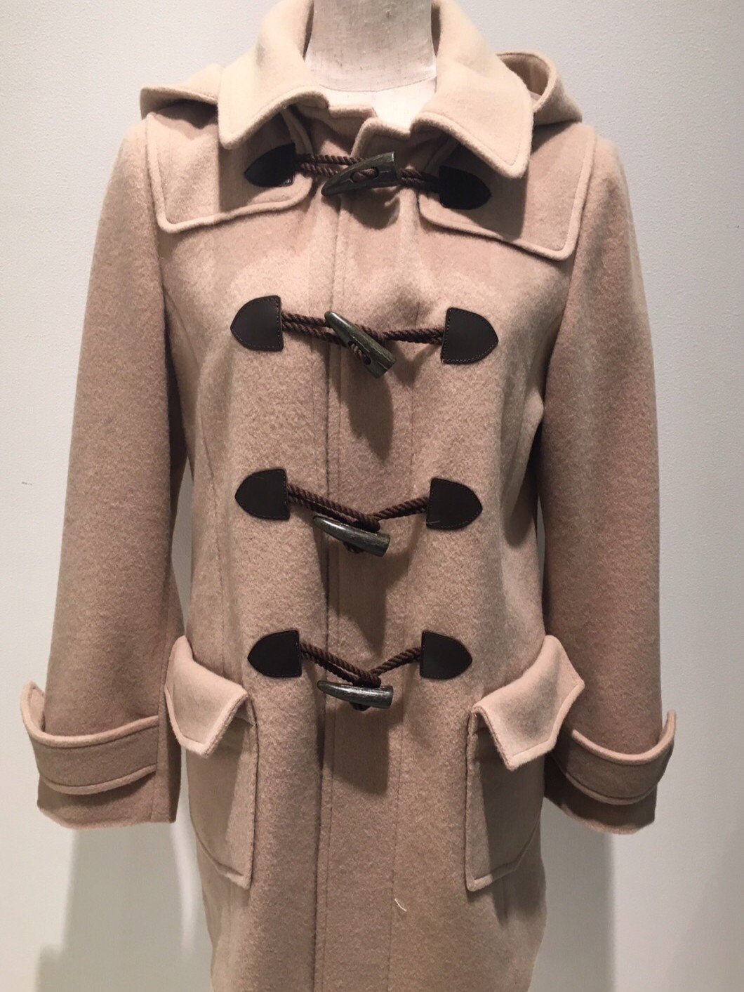 【selva secreta】DUFFLE  HOOD COAT (beige)