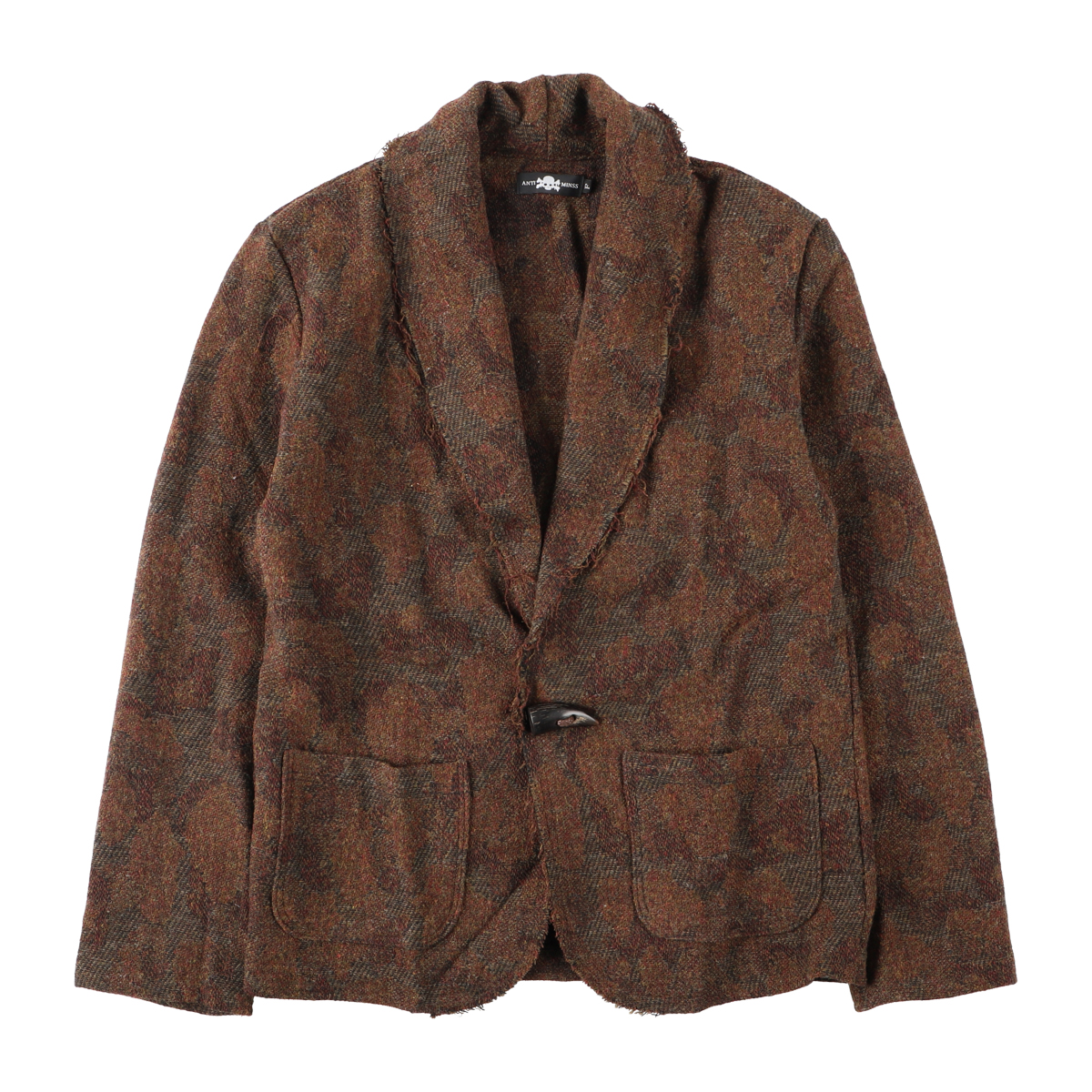 【ANTIMINSS】 Toggle Button Jacket(camouflage-brown)