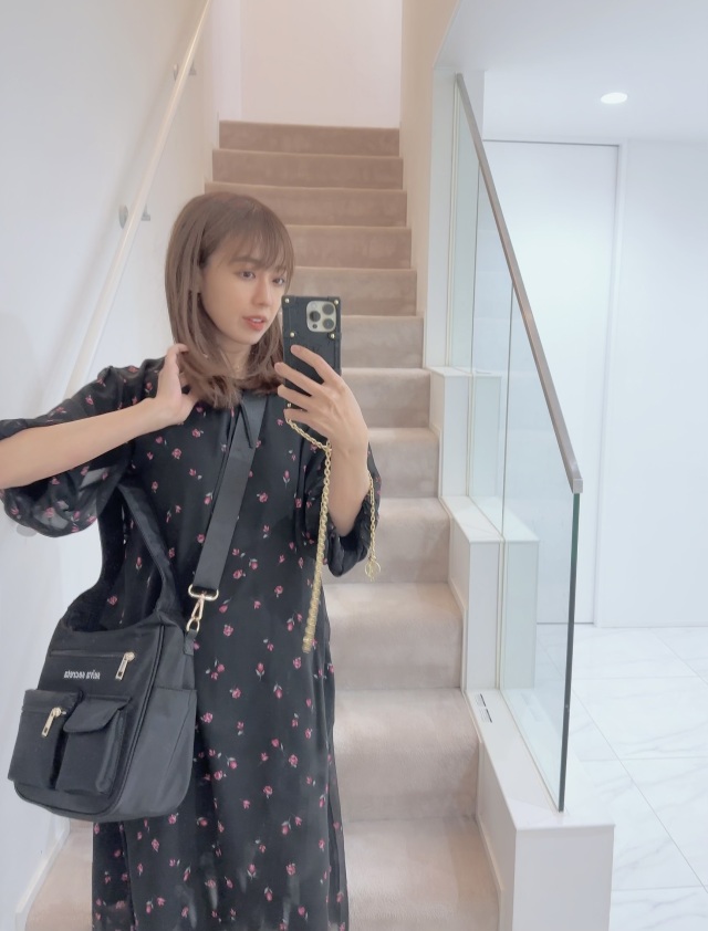 selva secreta】Moon bag(Black×black logo)