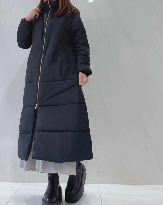 selva  secreta  コート selva secreta】A line BENCH COAT(black)
