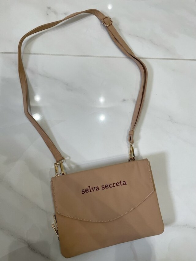 【selva secreta】3-layer Wallet BAG(beige)