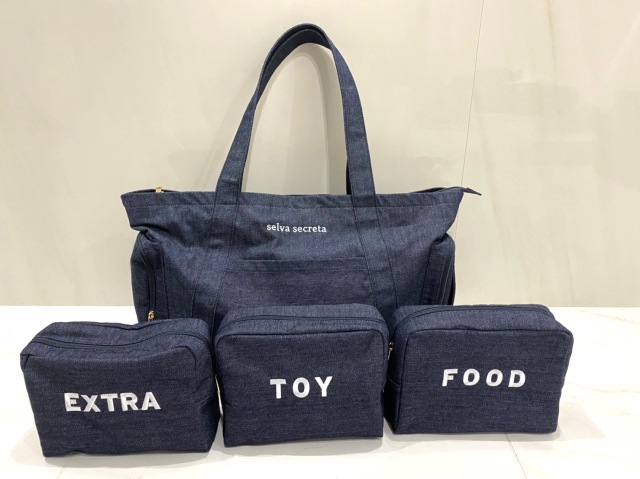 selva secreta】MOM TOTE BAG(denim)