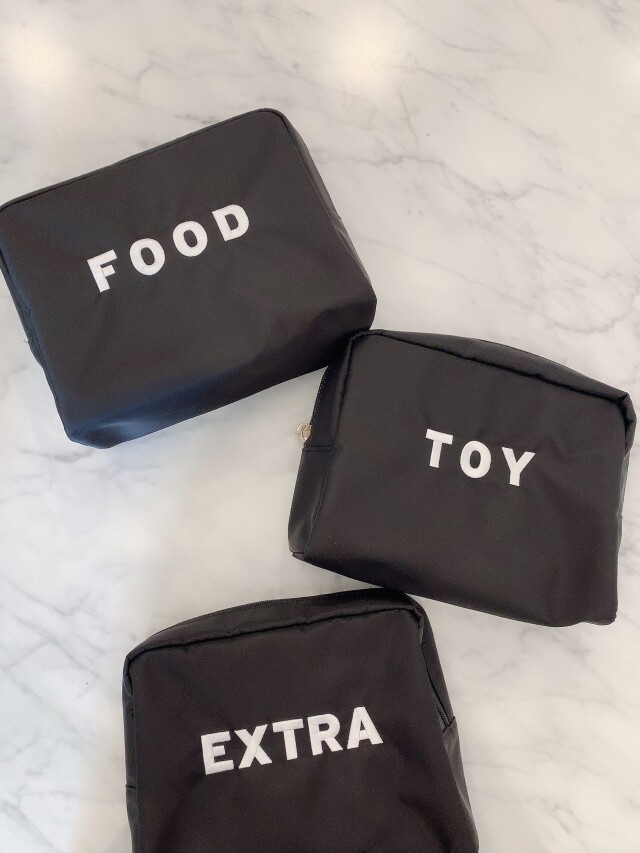 【selva secreta】POUCH 3set(black)