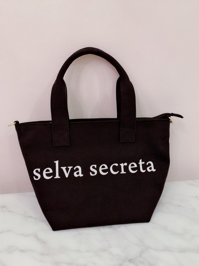 【selva secreta】LOGO TOTE BAG(black)