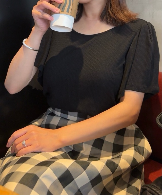 【selva secreta】Cashmere &Silk blend TOPS(black)