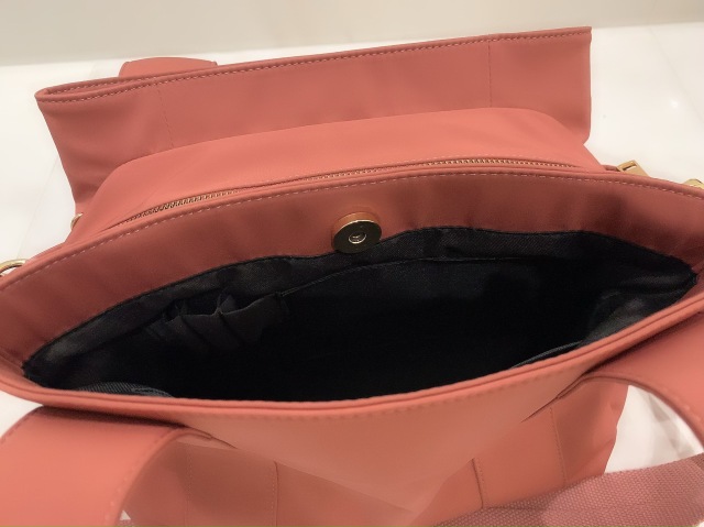 seIva secreta❤3-layerTOTEBAG❤inside-ピンク❤ selva secreta】3-layer TOTE BAG(pink-brown)