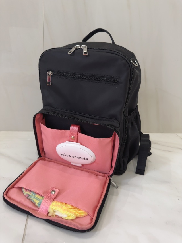 selva secreta】Extend Monogram logo BACKPACK(black logo