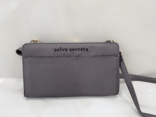 【selva secreta】Wallet BAG(gray×gold)