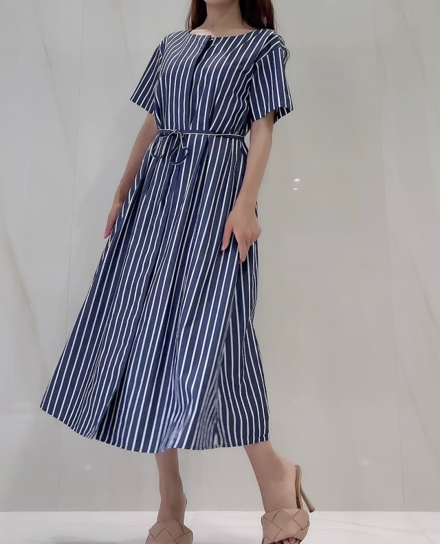 【selva secreta】STRIPE Dress(blue)