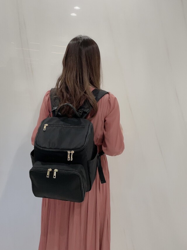 selva secreta】bucket RUCKSACK mini(black×black logo) selva secreta】bucket RUCKSACK mini(black×black logo)