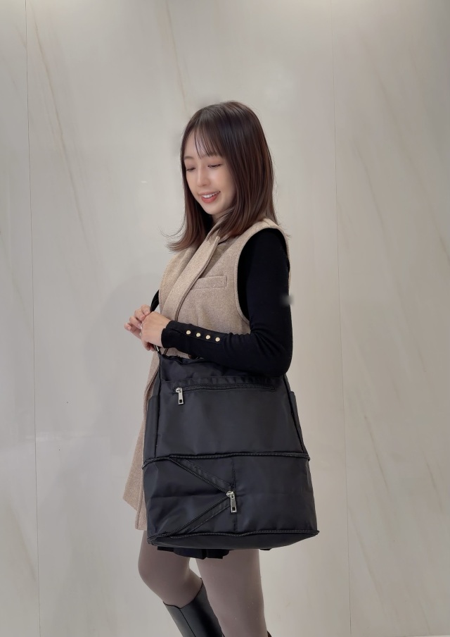 selva secreta】EXTEND 極軽 Shoulder BAG(black×black logo)
