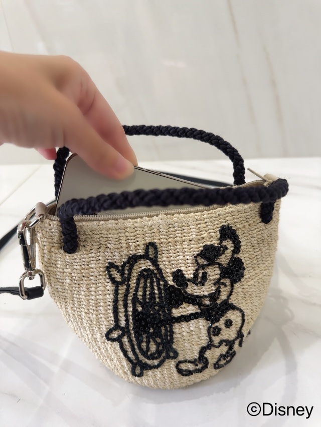 selva secreta】Disney / Mickey Mouse / small basket bag