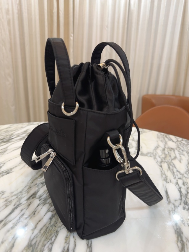 専用です♡ selva secreta PhoneShoulderBAG selva secreta】巾着Phone Shoulder BAG(black×black-logo)