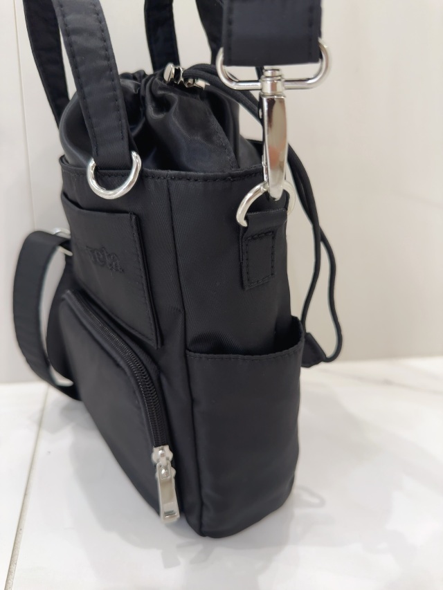 専用です♡ selva secreta PhoneShoulderBAG selva secreta】巾着Phone Shoulder BAG(black×black-logo)