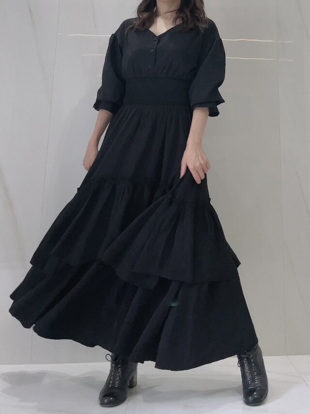 【selva secreta】Plenty DRESS(black)