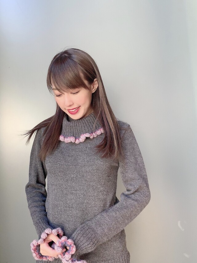 【selva secreta】ALPACA TURTLE KNIT(new-gray)
