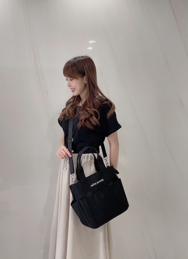 【selva secreta】useful TOTE BAG mini(black)