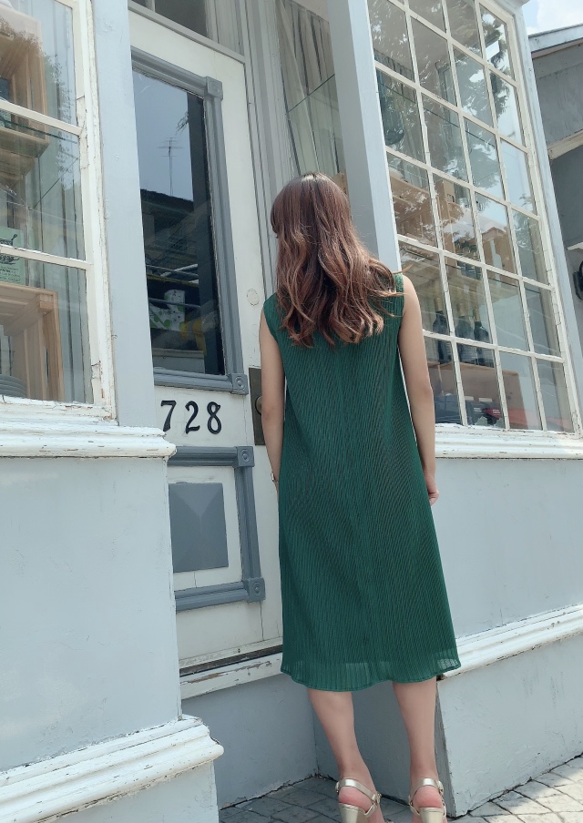 selva secreta新作side stripe Aline dress selva secreta】side stripe Aline dress