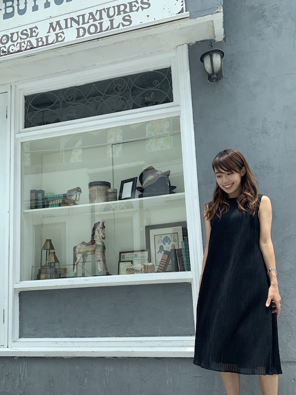 【selva secreta】A line DRESS(black)