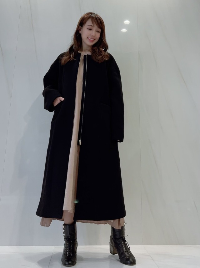 かなかな【selva secreta】BENCH COAT(black) selva secreta】BENCH COAT(black)