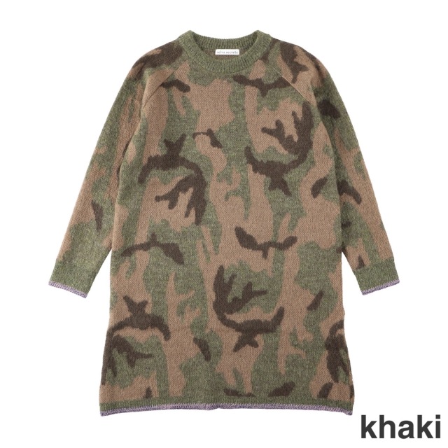 【selva secreta】CAMOUFLAGE KNIT