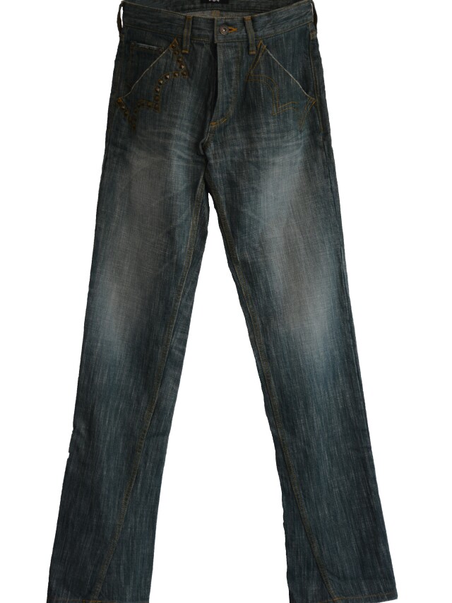 【ANTIMINSS】 CROWN STITCH DENIM (green)
