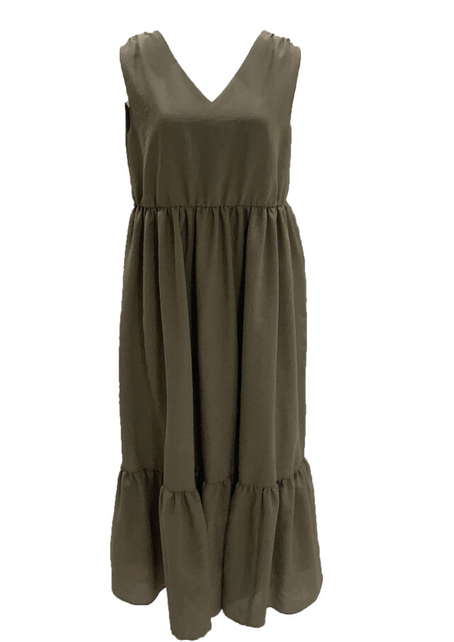 【selva secreta】Fluffy DRESS(khaki)