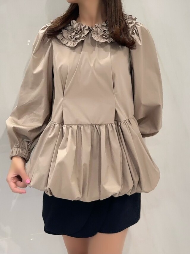 【selva secreta】Whip Collar Shirt(moca)