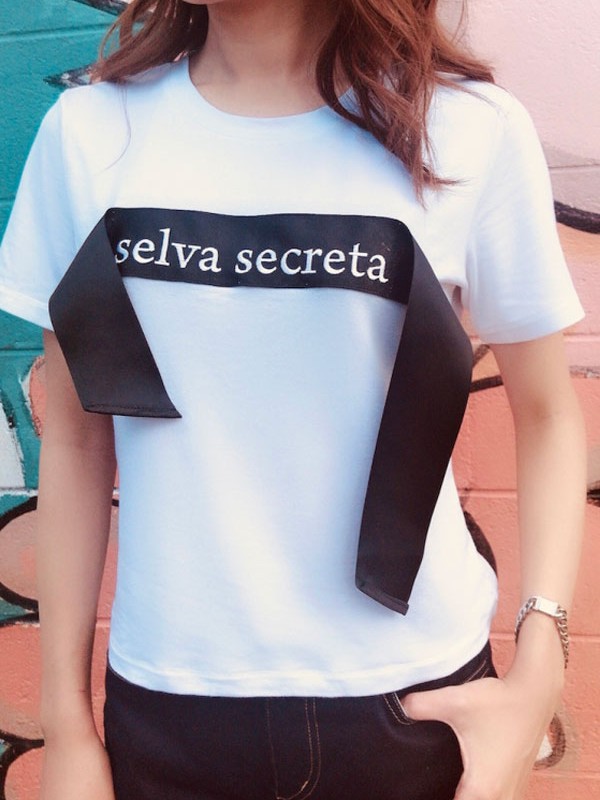 【selva secreta】LOGO Tshirts(white)