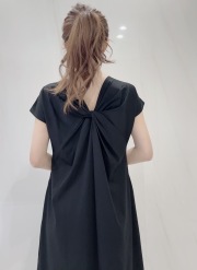 【selva secreta】Twist Tshirt one-piece(black)