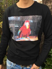【ANTIMINSS】 AMAZON BIRD SWEAT(black)